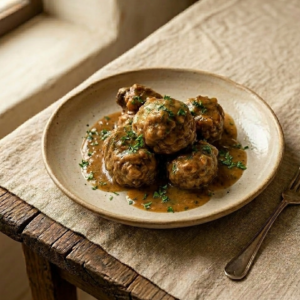 Albóndigas en salsa casera
